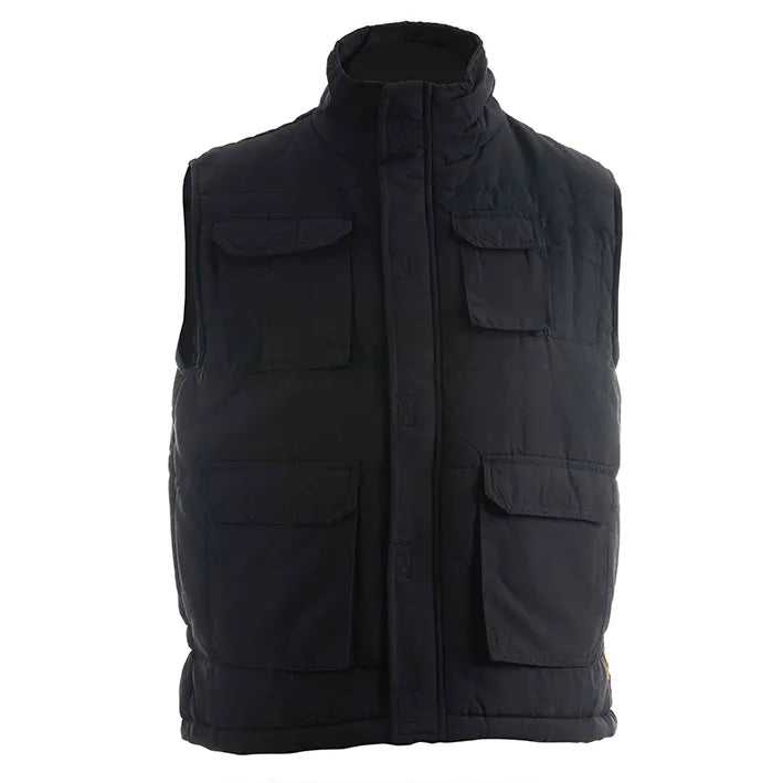 Colete acolchoado básico com múltiplos bolsos HERO BLACK (1 UNIDAD)