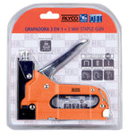 Agrafador 3 em 1+600 Agrafos ALYCO ORANGE (171275)