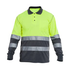 POLO JUDE HV YELLOW/GREY (1 UNIDAD)