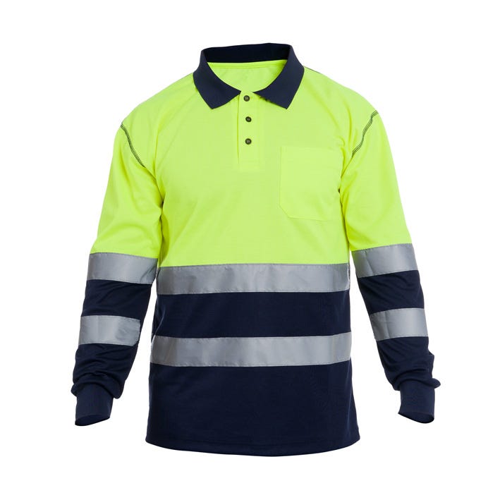 POLO JUDE HV YELLOW/NAVY (1 UNIDAD)