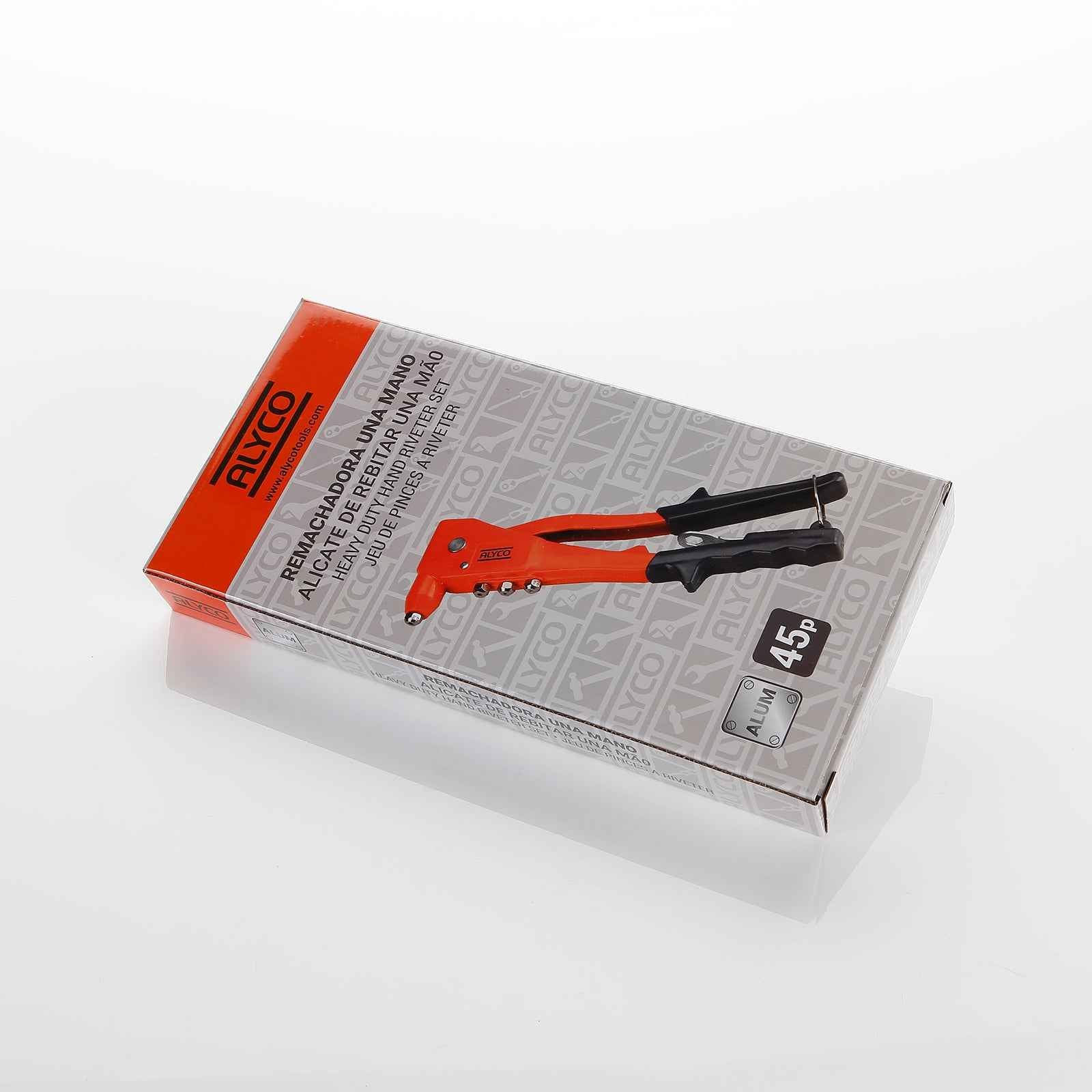 Rebitadora 1 Mão+Rebites ALYCO ORANGE (170884)