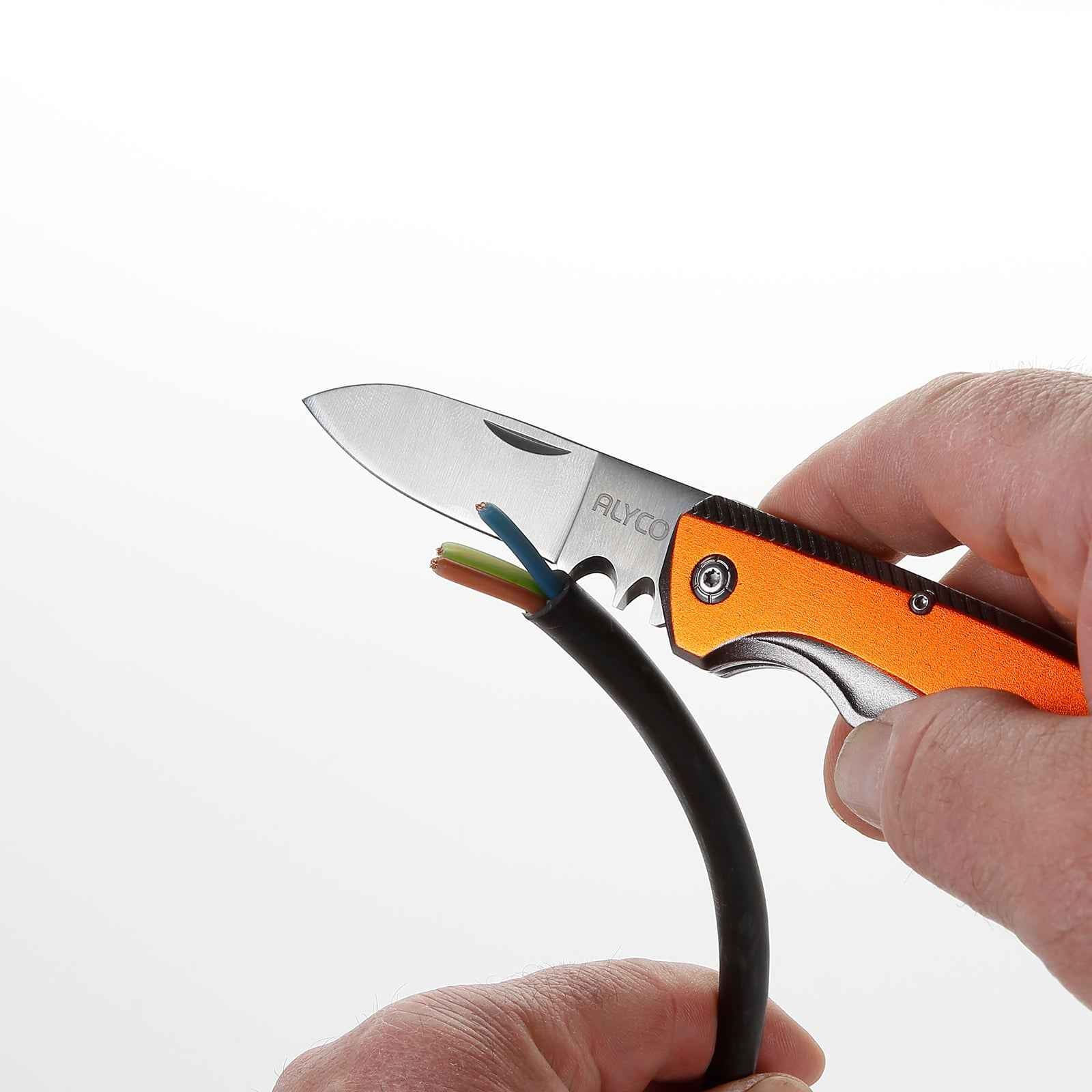 Navalha Eletricista INOX ALYCO ORANGE (170895)