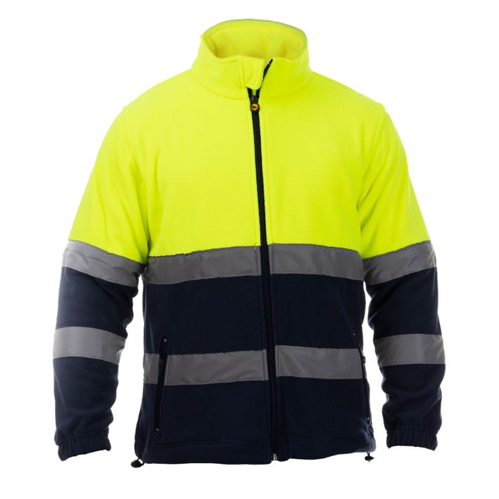 Casaco PLANET HV POLAR FLEECE YELLOW/NAVY (1 UNIDAD)