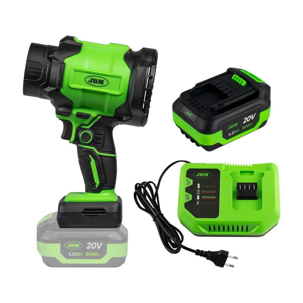 60071 Soprador de AR + 60013 Bateria 4.0AH + 60016 Carregador 20V - JBM JBM, imagem do produto