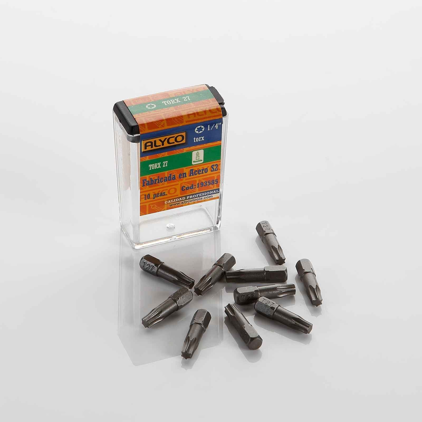 Caixa 10 Pontas 1/4" TORX T10x25 mm (193581)