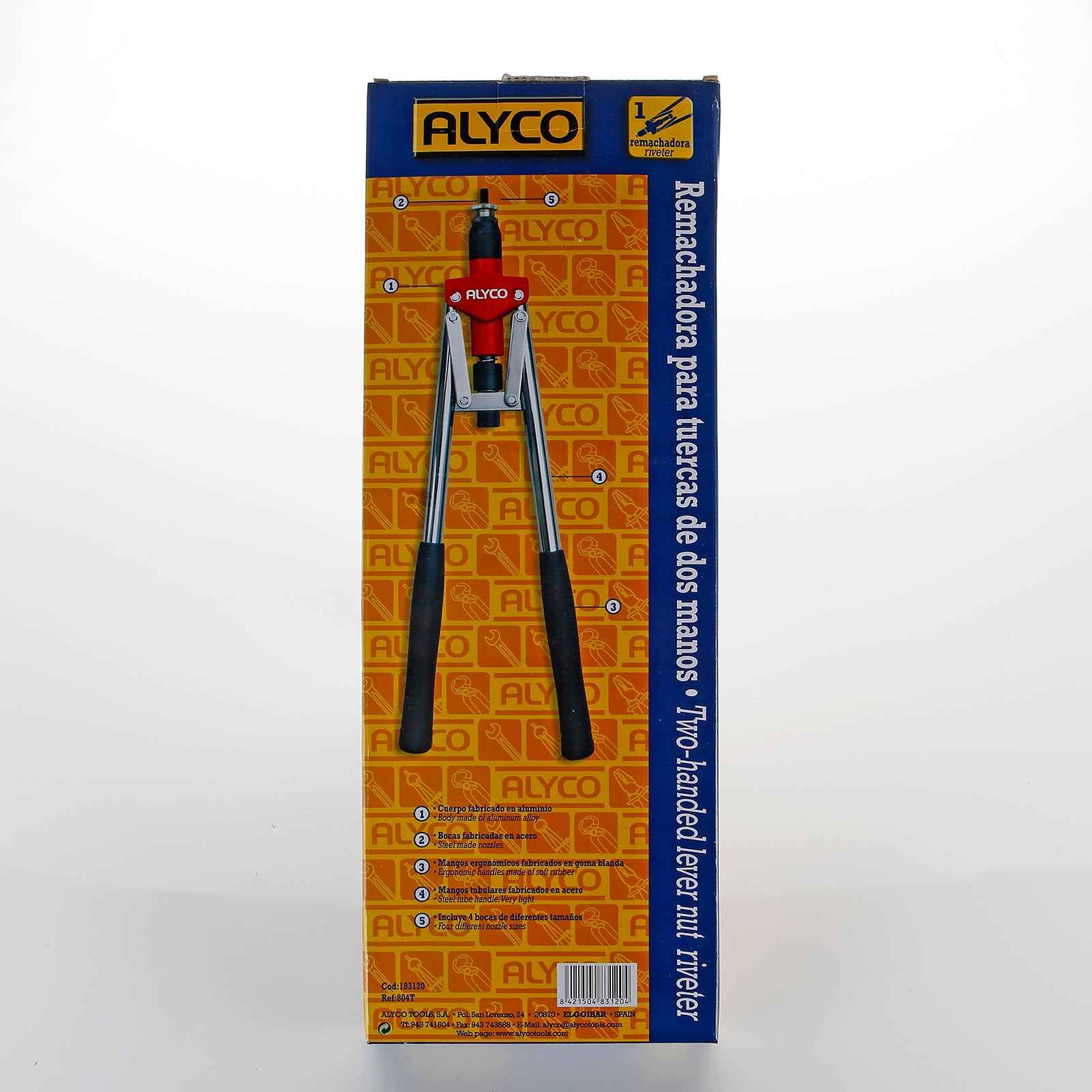 Rebitadora 2 Mãos para Porcas 450 mm (183120)