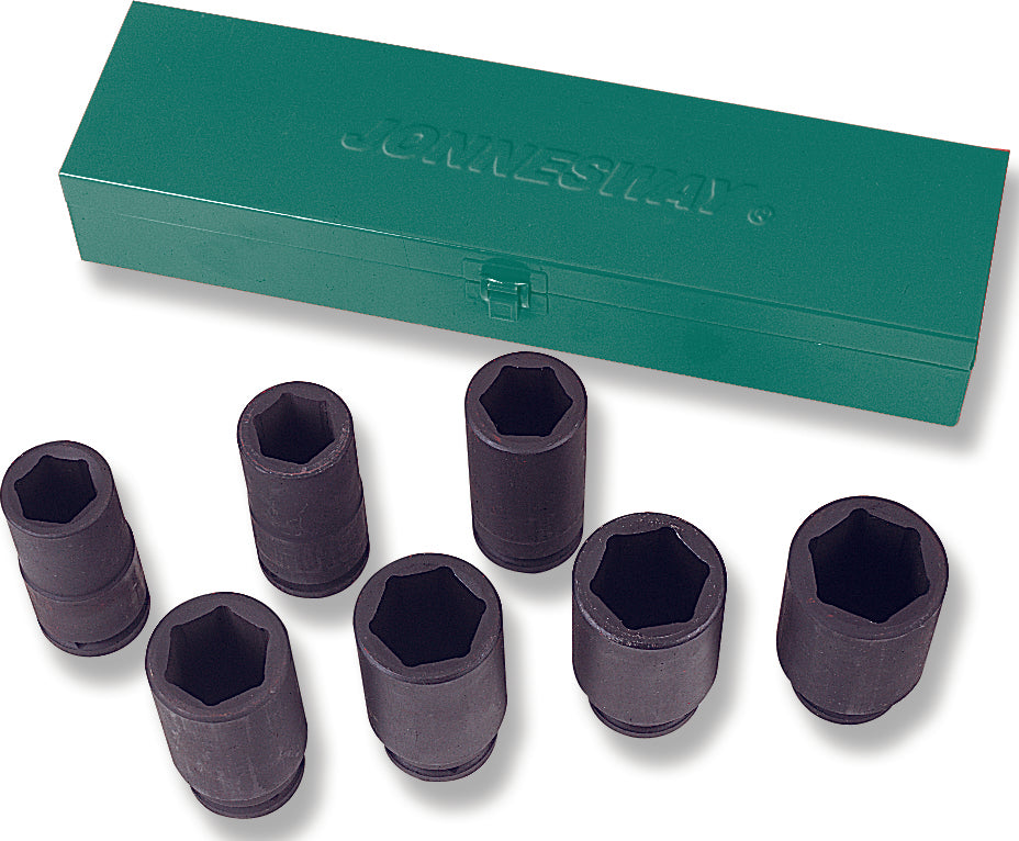 Juego de llaves de impacto largas de 3/4"