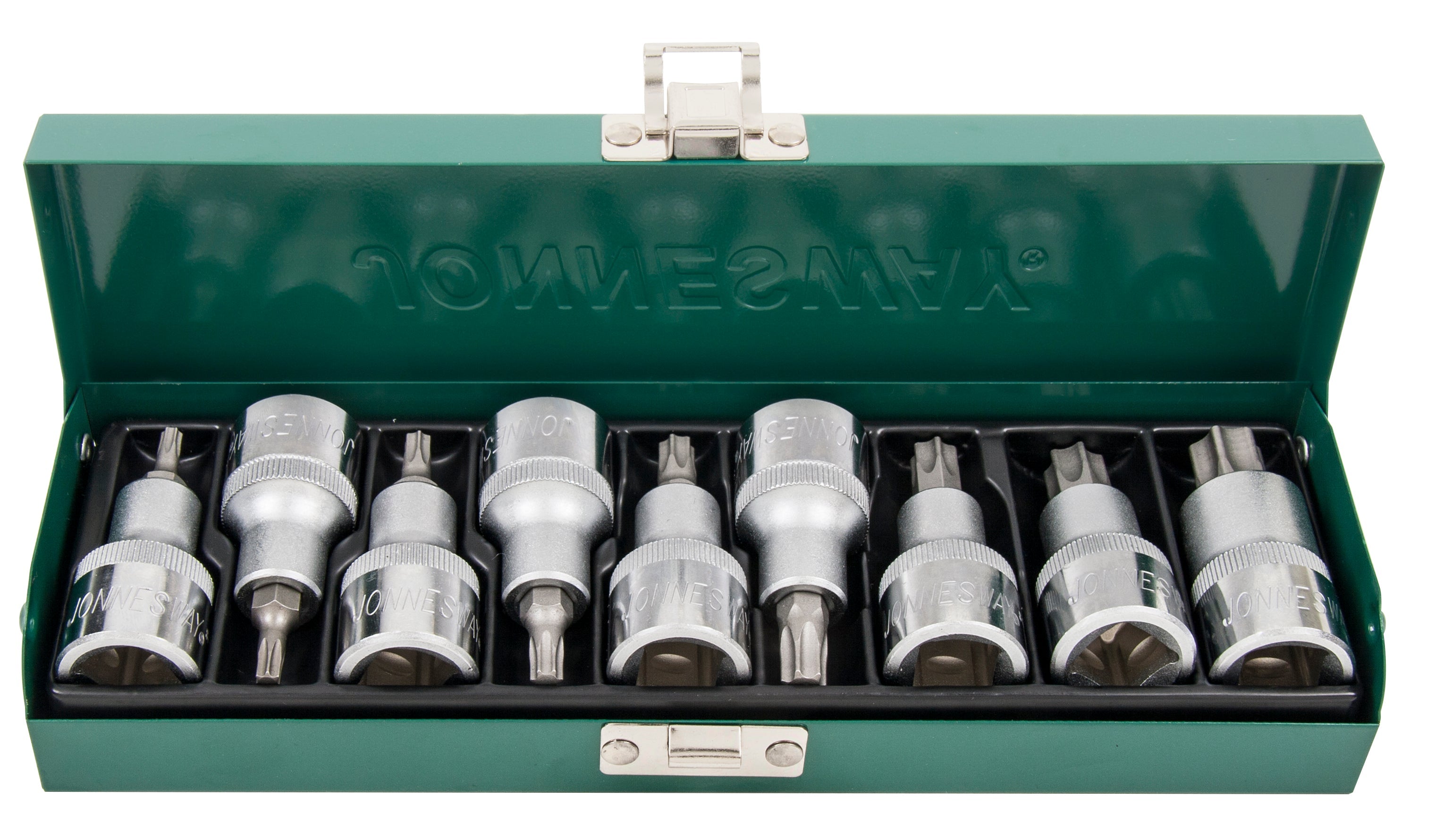 Juego de 9 llaves de vaso Torx de 1/2"