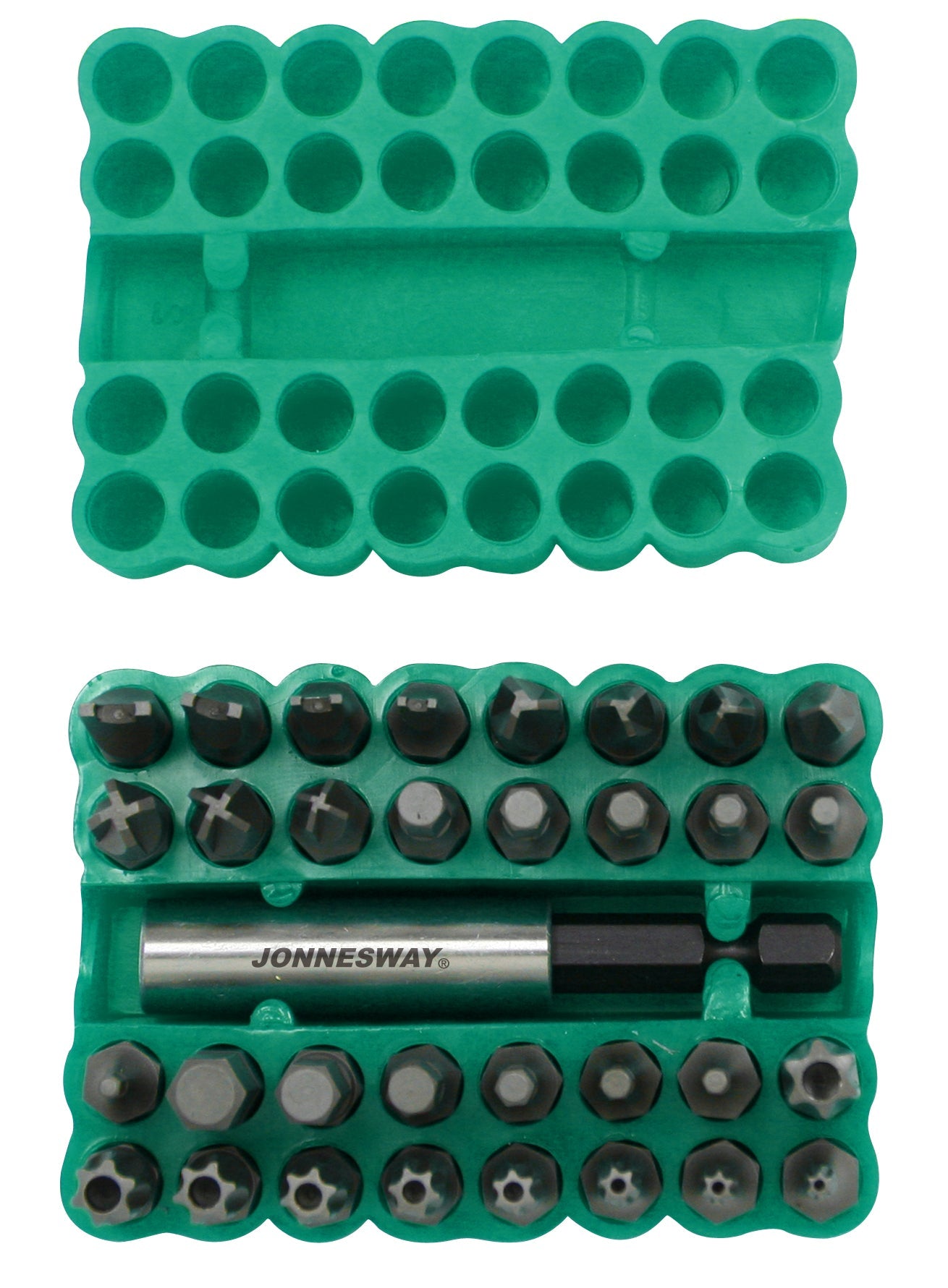 Juego de puntas con 33 piezas de 1/4"