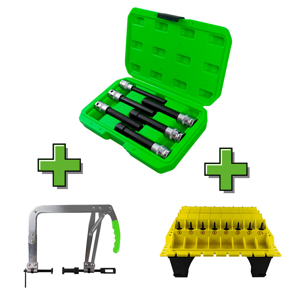 Promo Conjunto de BITS TORX de 6 Peças 1/2" TIPO e Extra Longos 53915 + 53637 + 52734 - JBM JBM, imagem do produto
