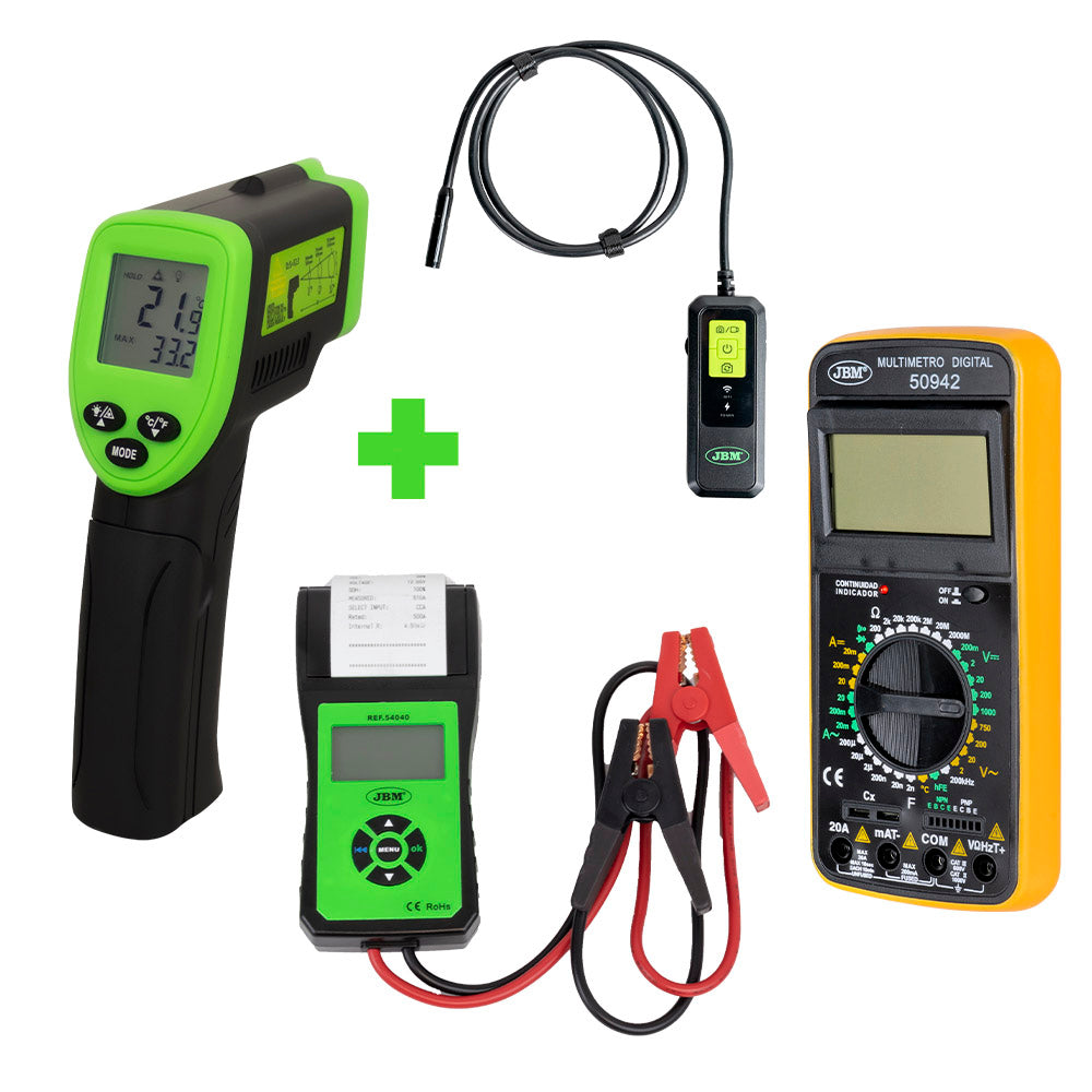 Promo: Termómetro Láser -50°C a 550°C 52162 + 54706+ 54040 + 50942 - JBM JBM, imagem do produto