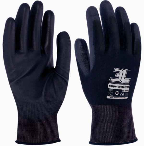 Pack 12 Luvas Poliuretano SUPERCONTACT N SC-2000