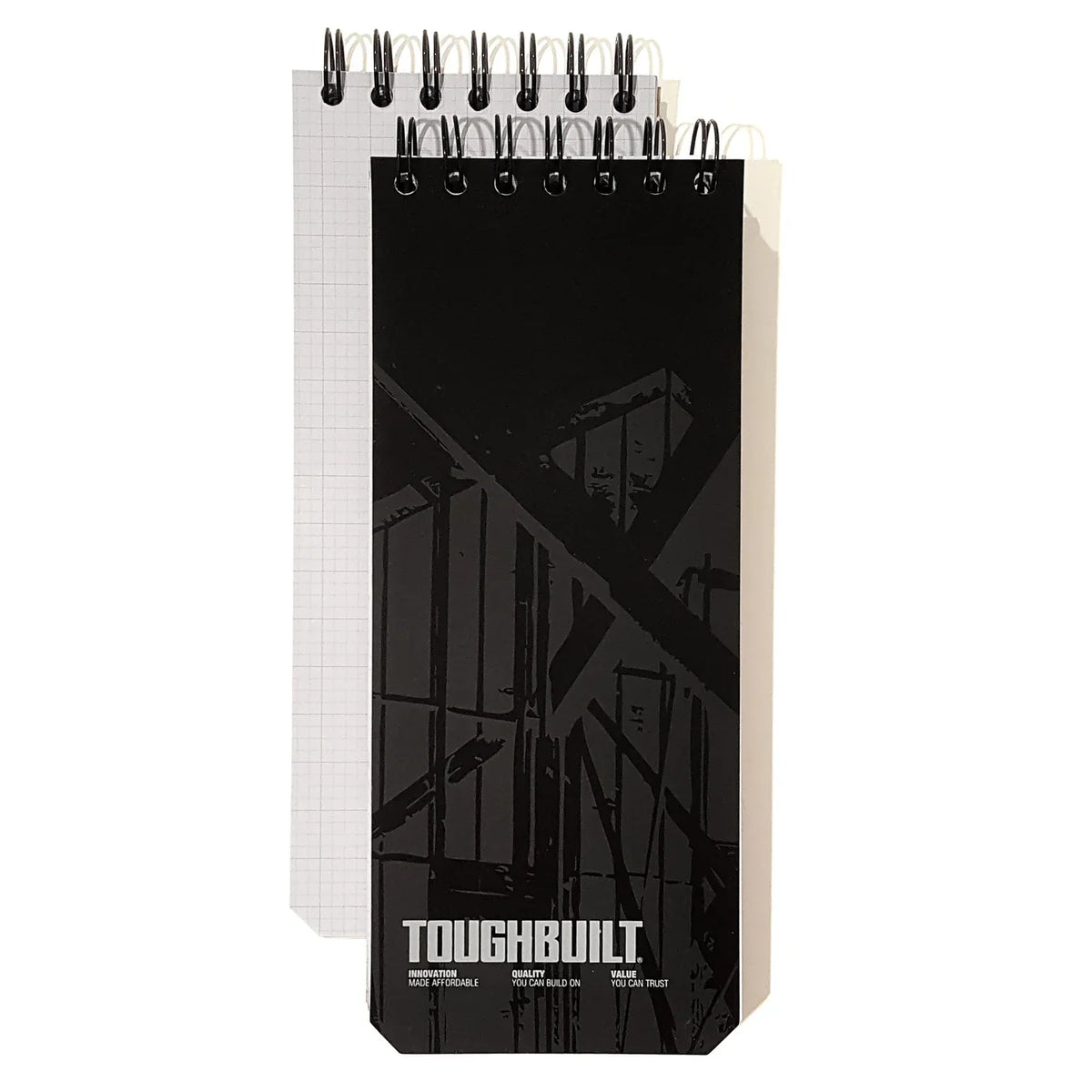 Pack de 2 cadernos quadriculados médios Toughbuilt TB-56-M-2