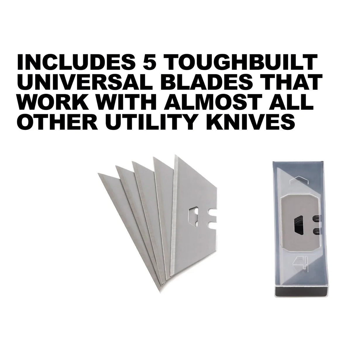 X-ato Raspador Dobrável com 5 Lâminas Toughbuilt TB-H4S5-01 – imagem 7