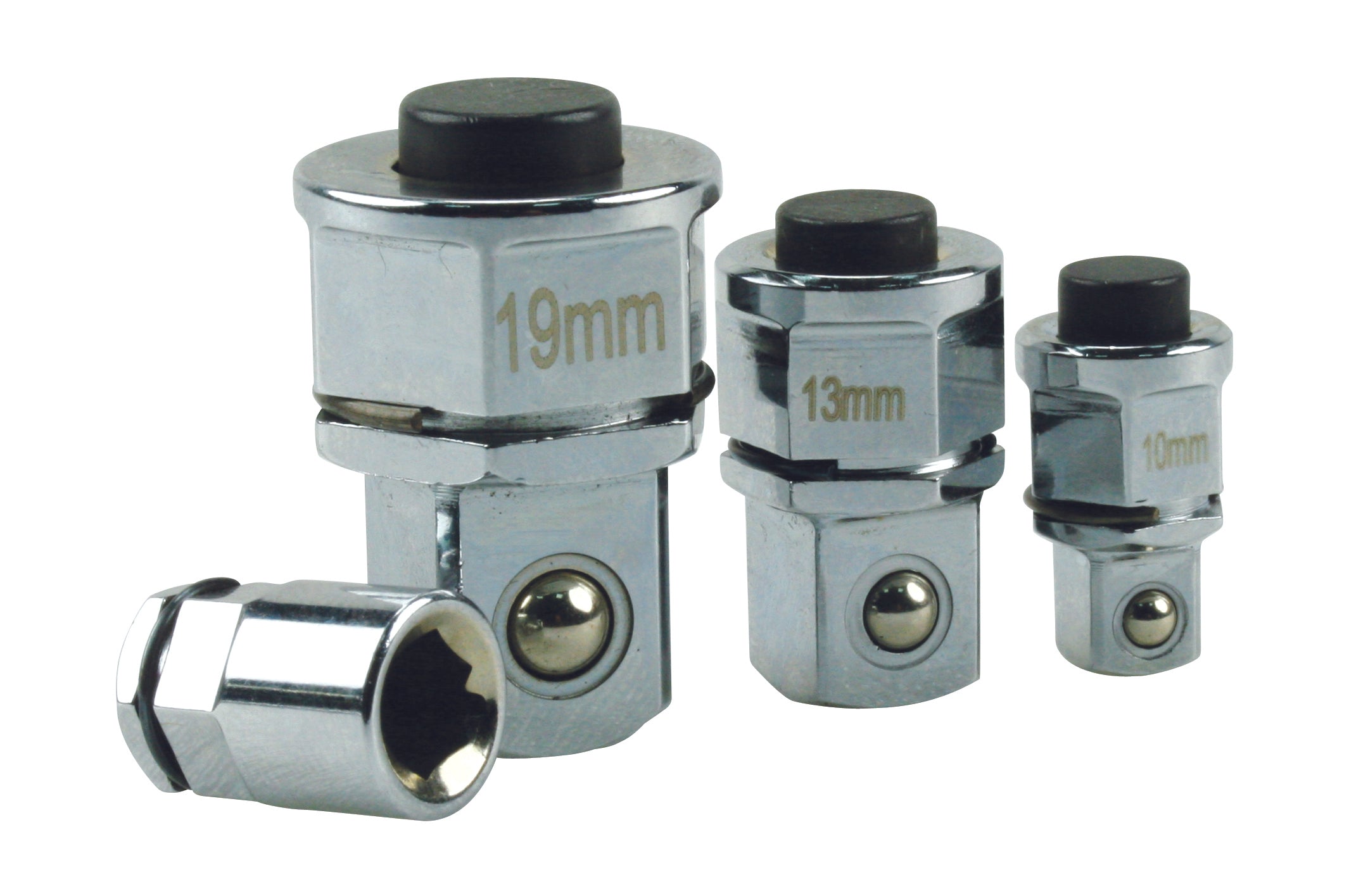 Juego de 4 adaptadores 1/4", 3/8", 1/2"