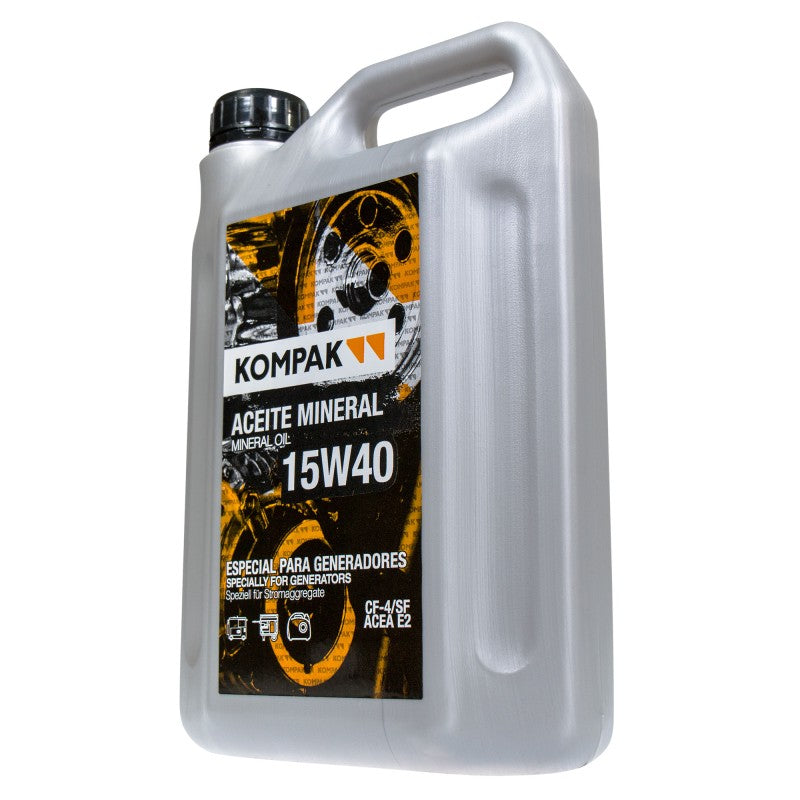 Óleo Gerador KOMPAK SAE 15W40 - 2 litros (KP-KPOIL-15W40-2L)