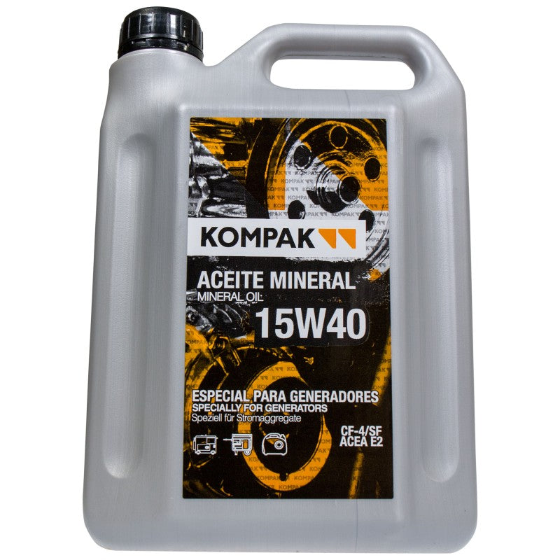 Óleo Gerador KOMPAK SAE 15W40 - 2 litros (KP-KPOIL-15W40-2L)