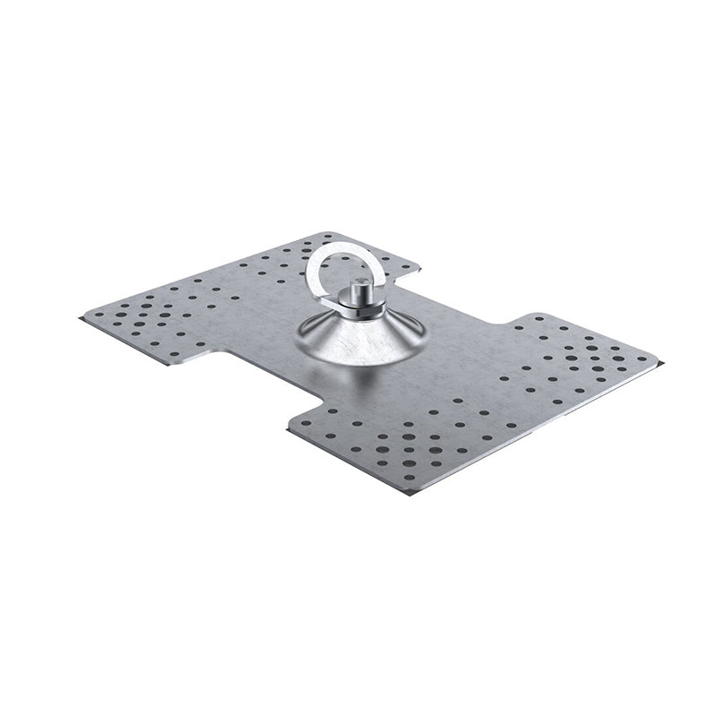 FIXAÇÃO EM CHAPA SANDUÍCHE +0,50mm com REBITES e gancho