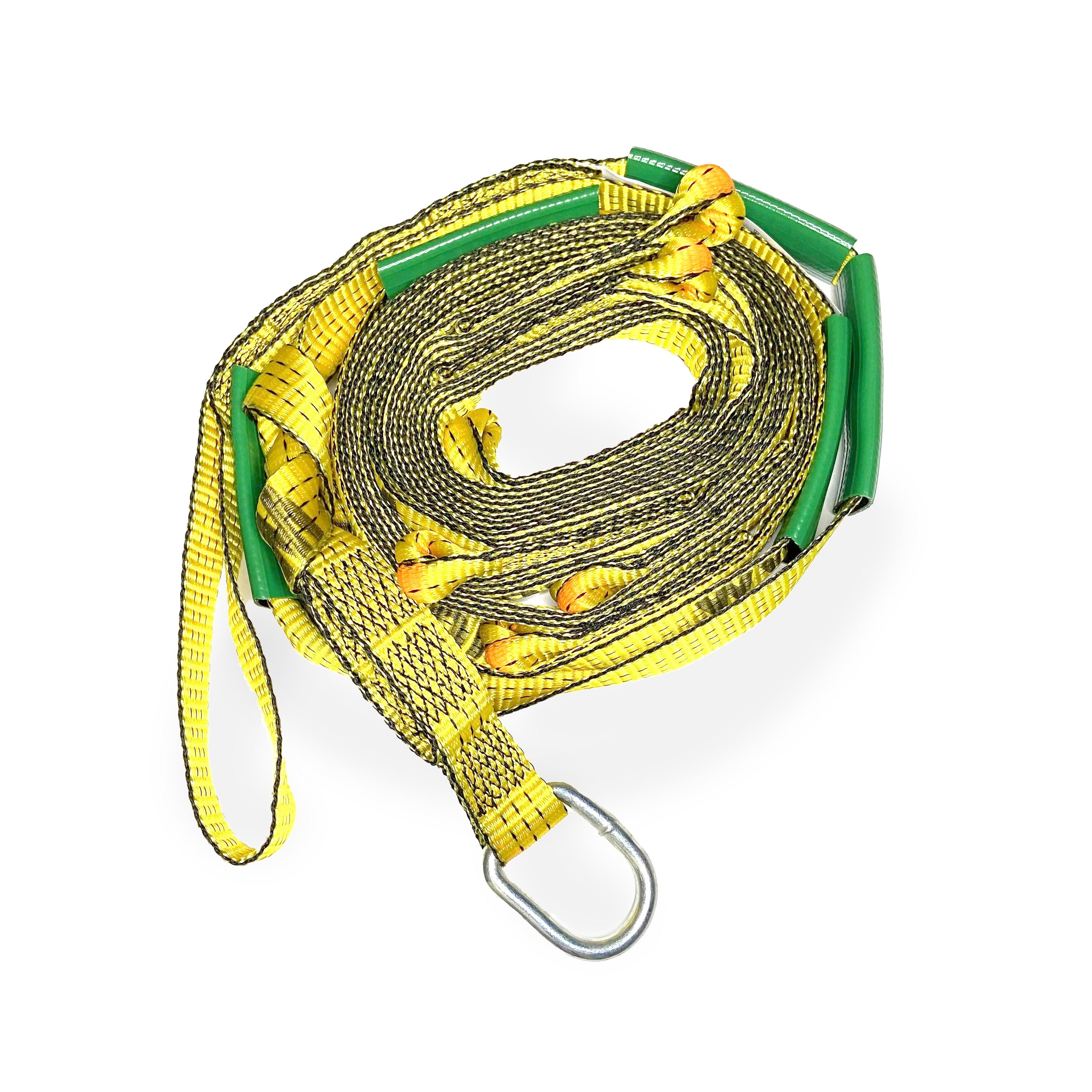 Equipamento de Proteção Profissional ÂNCORA TÊXTIL VERTICAL DE 30M COM LAÇOS DE GANCHO DE 1,5M para segurança profissional