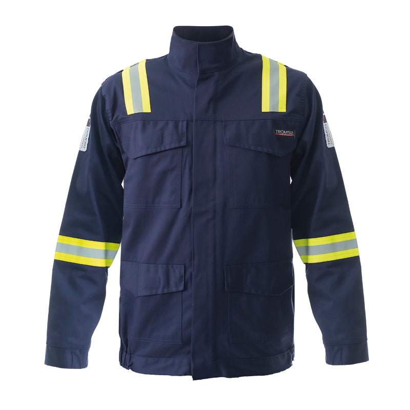 ARAPRO, jaqueta multiproteção azul marinho com refletivo equipamento de proteção profissional