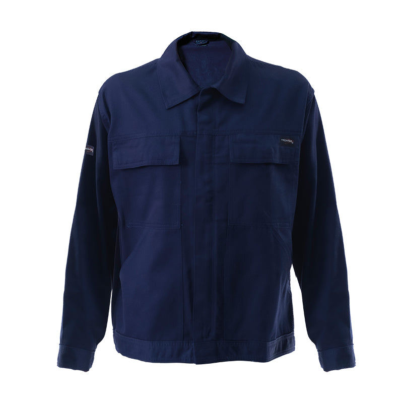 ARBO, jaqueta azul marinho 100% algodão, tamanhos S-2XL equipamento de proteção profissional