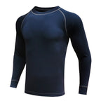 AVIA, camisa térmica QuickDry azul marinho equipamento de proteção profissional