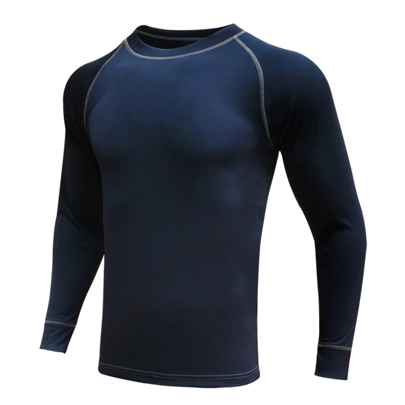 AVIA, camisa térmica QuickDry azul marinho equipamento de proteção profissional