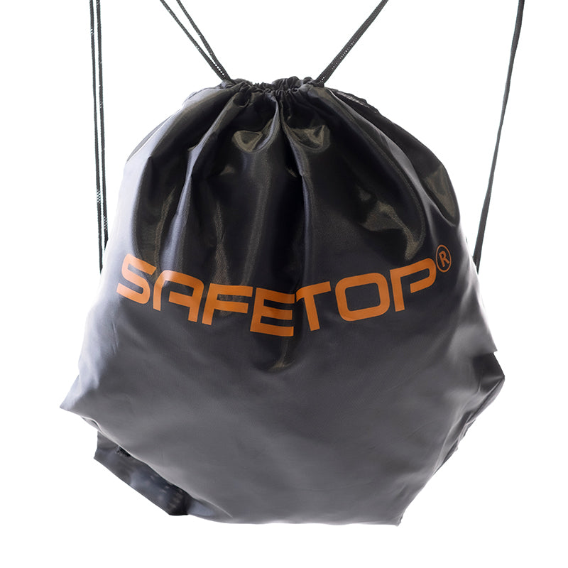 Bolsa de transporte de equipos de nailon negra 370 x 320 mm