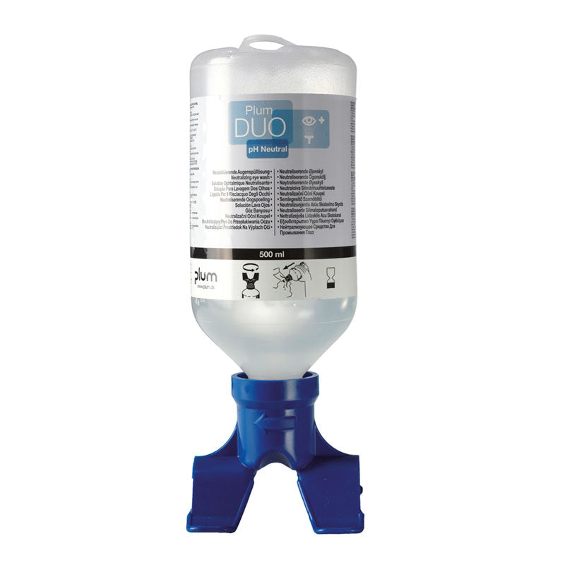 FRASCO PLUM-DUO DE 500 ml, PH NEUTRO para lavagem dos olhos
