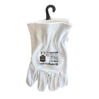 BRION SUPREM, luva de couro integral branco 100ºC S. 7-11 (12 pares)