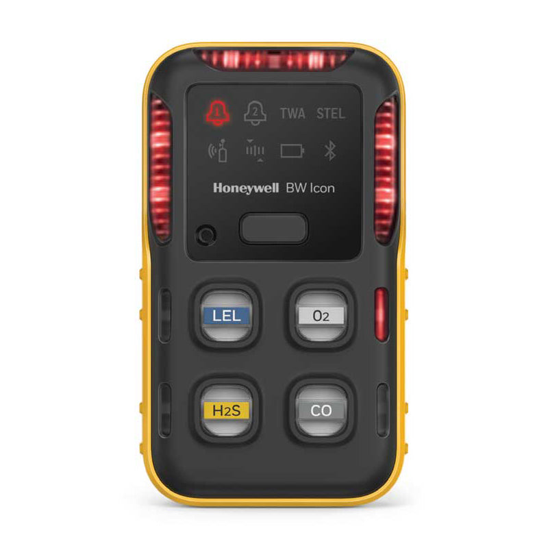 Equipamento de Proteção Profissional BW-ICON, Detector MULTIGASES (% LEL (IR), O2, SO, H2S, CO) para segurança profissional