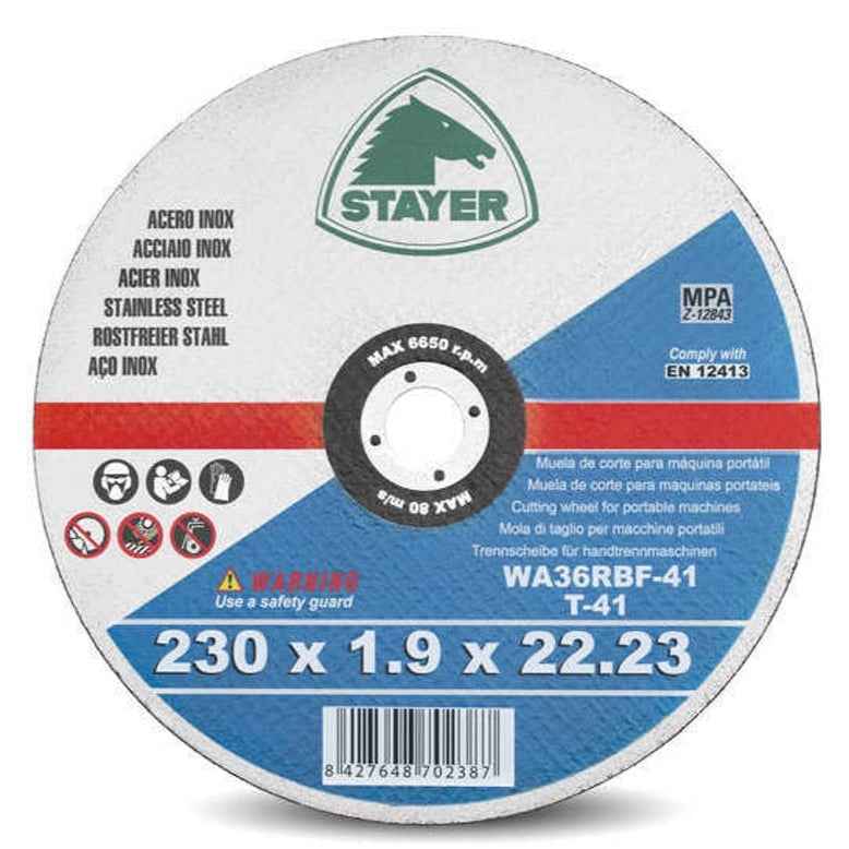 Disco de Corte HSS / Inox 230mm (50 Unidades)