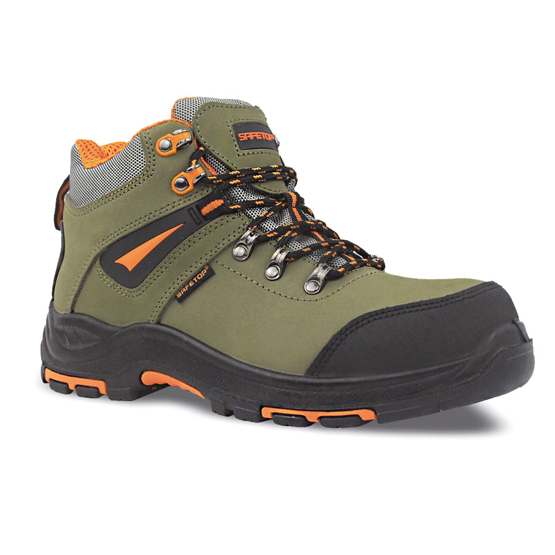 Bota CANCIO, S3 HRO 300ºC em nobuck cáqui
