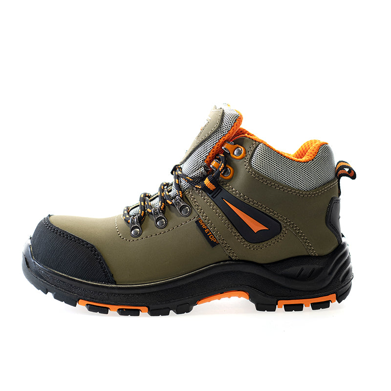 Bota CANCIO, S3 HRO 300ºC em nobuck cáqui equipamento de proteção profissional