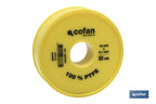 Rolo PTFE de 19mm x 0,10mm