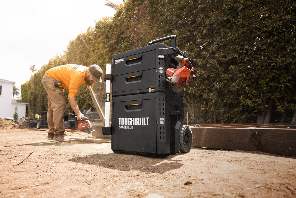Carro de ferramentas Toughbuilt StackTech de 1 gaveta Locking Box TB-B1-D-R91-BEA – imagem 9