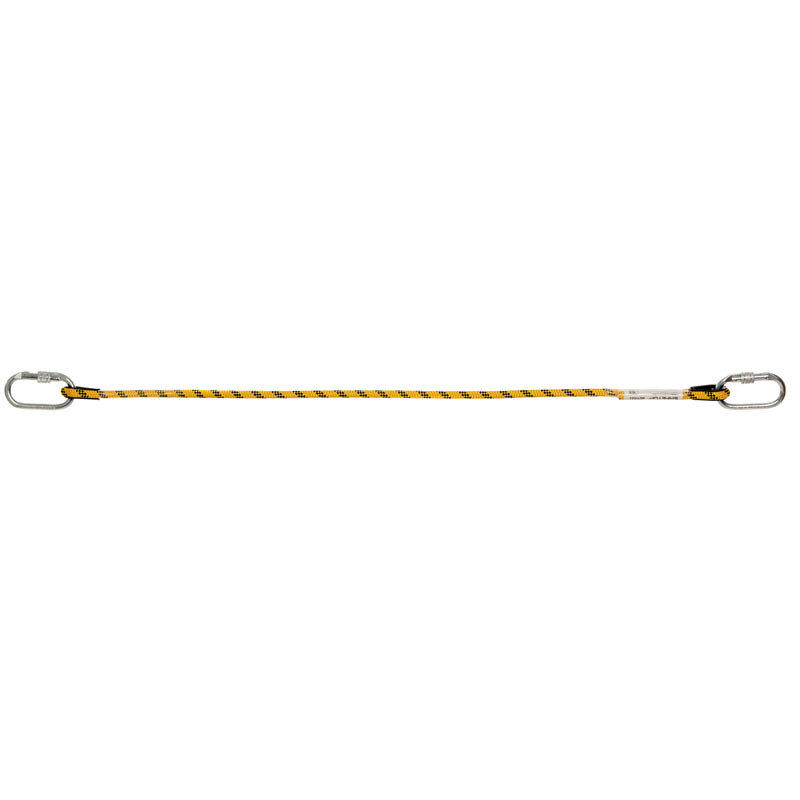 Corda de poliéster de 1 m com 2 mosquetões 80112J equipamento de proteção profissional