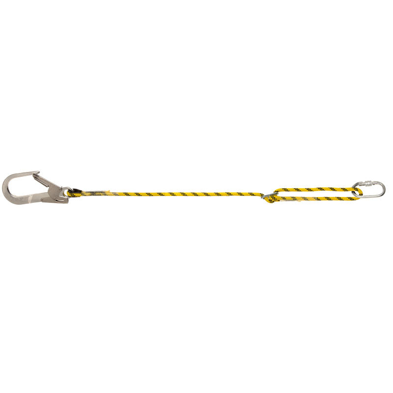 CORDA AJUSTÁVEL 1,95 m com mosquetões 80112J+80113J equipamento de proteção profissional