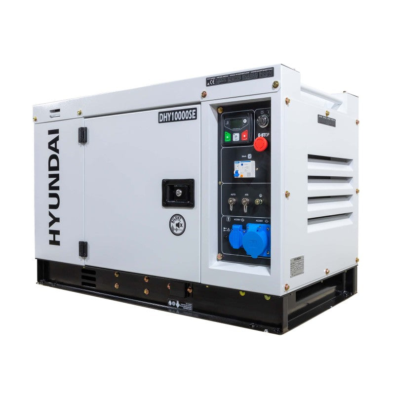 Gerador a diesel insonorizado da série DHY10000SE Pro, 8,5 kW, HYUNDAI (HY-DHY10000SE)