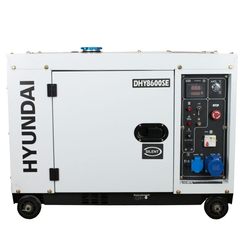 Gerador a diesel insonorizado da série DHY8600SE-T Pro | Potência máxima | HYUNDAI (HY-DHY8600SE-T)