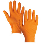 DIAMOND SAFE, luva química de nitrilo diamante laranja (50 unidades)