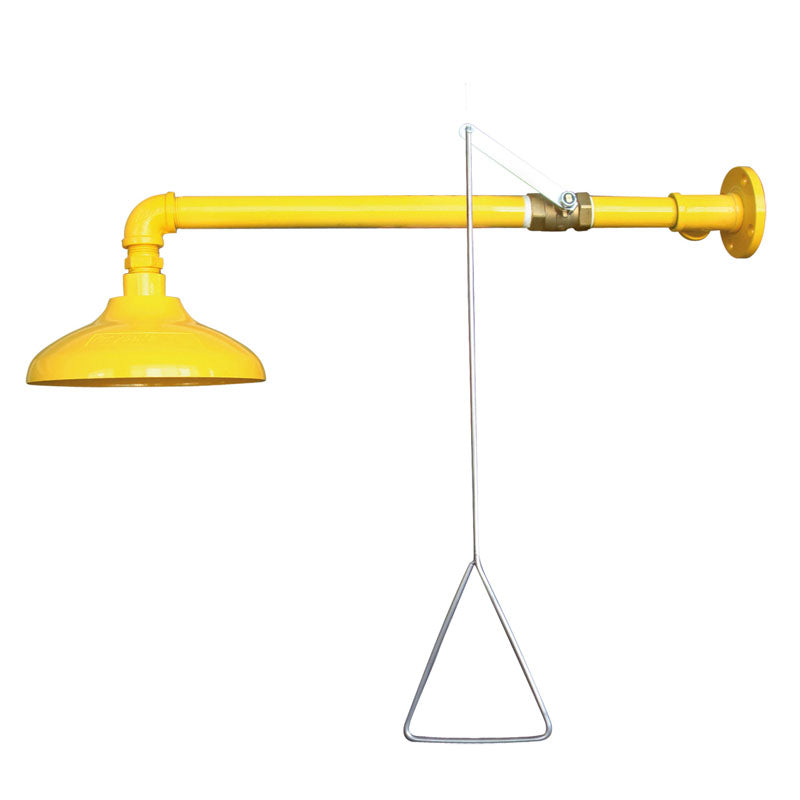 CHUVEIRO DE PAREDE, amarelo com alça equipamento de proteção profissional