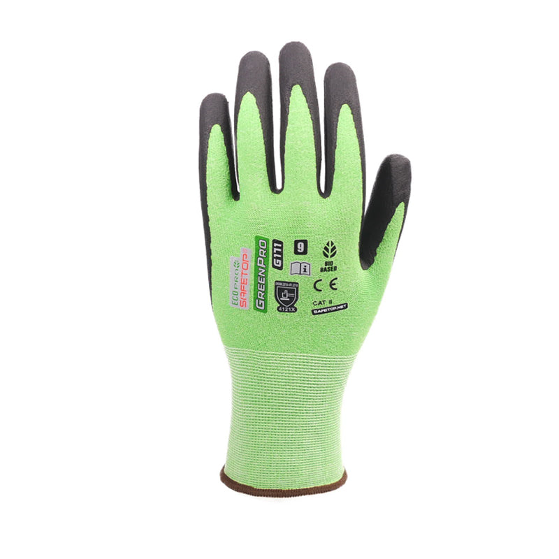 ECOPRO SAFETOP, Luva de base biológica, Nylon reciclado + RPET (12 pares)
