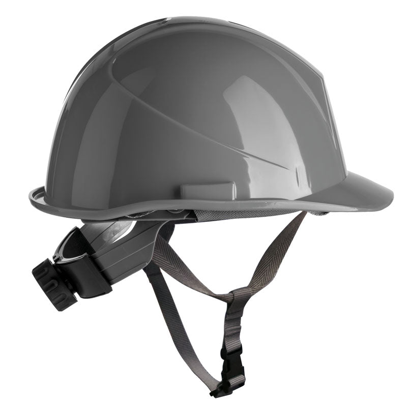 Capacete de Segurança SÉRIE ER, capacete de HDPE com tira de queixo e parafuso, EN397