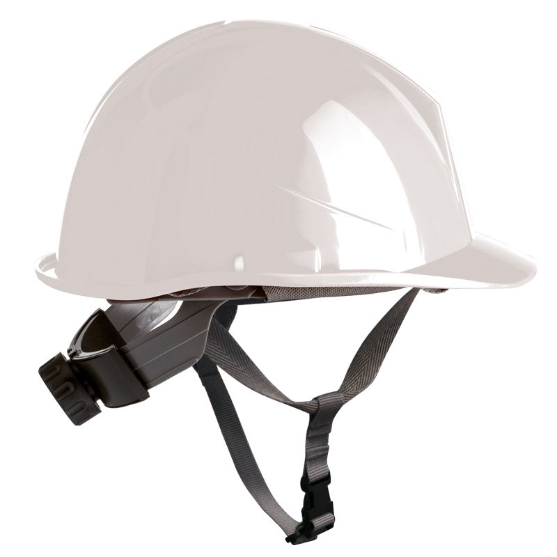 Capacete de Segurança SÉRIE ER, capacete de HDPE com tira de queixo e parafuso, EN397 equipamento de proteção profissional