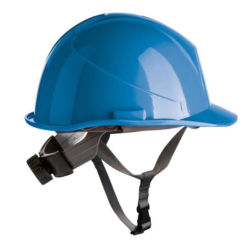 Capacete de Segurança SÉRIE ER, capacete de HDPE com tira de queixo e parafuso, EN397