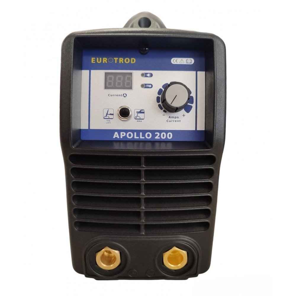 Eurotrod Apollo II 200A – Inverter de Soldar Eletrodo MMA e Lift-TIG