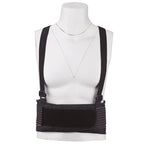 CINTURA CONFORT PLUS, Soporte lumbar elástico doble, tirantes, velcro