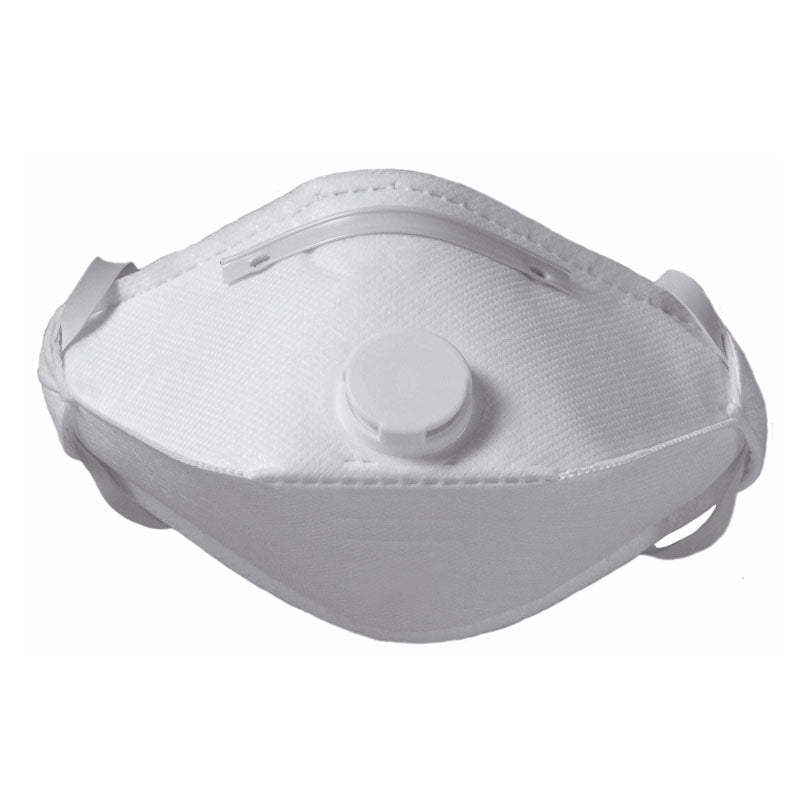 FFP1 NR D, mascarilla plegable horizontal con válvula DESCART. (12 unidades)