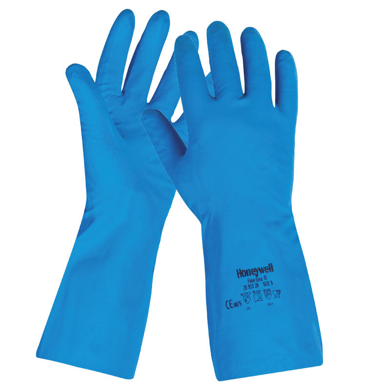 FINEDEX NITRASOFT, luvas químicas de nitrila de grau alimentício (10 pares)
